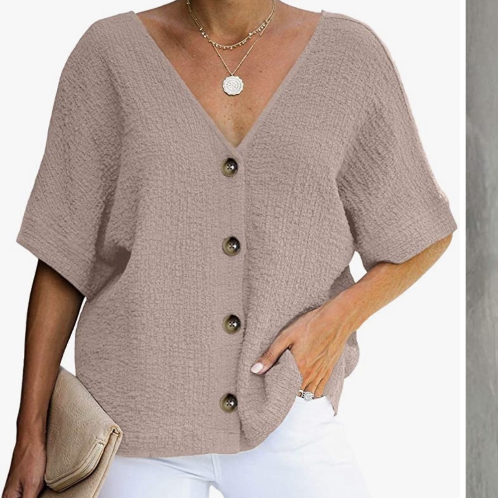 Button Top oversized